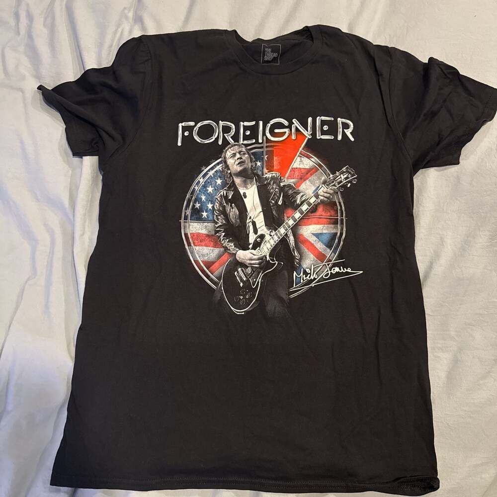 Mick Jones Tee – Foreigner, Size Medium